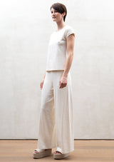 Round neck  jersey top