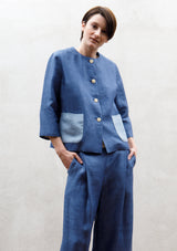 Shirts blue jacket