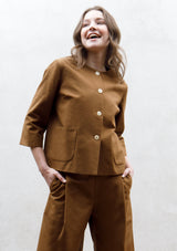 Shirts brown jacket