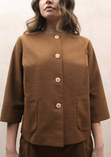 Shirts brown jacket