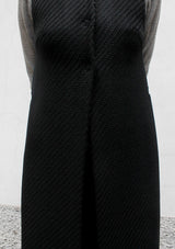 Split wool gilet