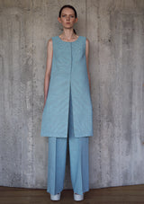 Split plissé gilet