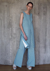 Split plissé gilet