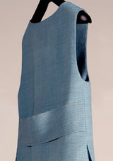 Split plissé gilet