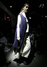 Double wool gilet