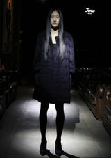 Line fringe coat