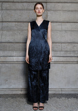 Y lurex dress coat