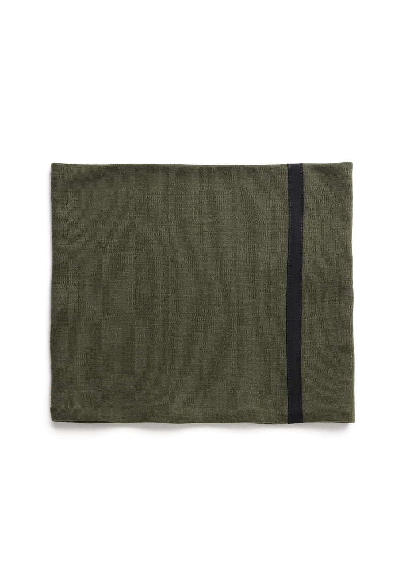 Dash wool neckgaiter forest green