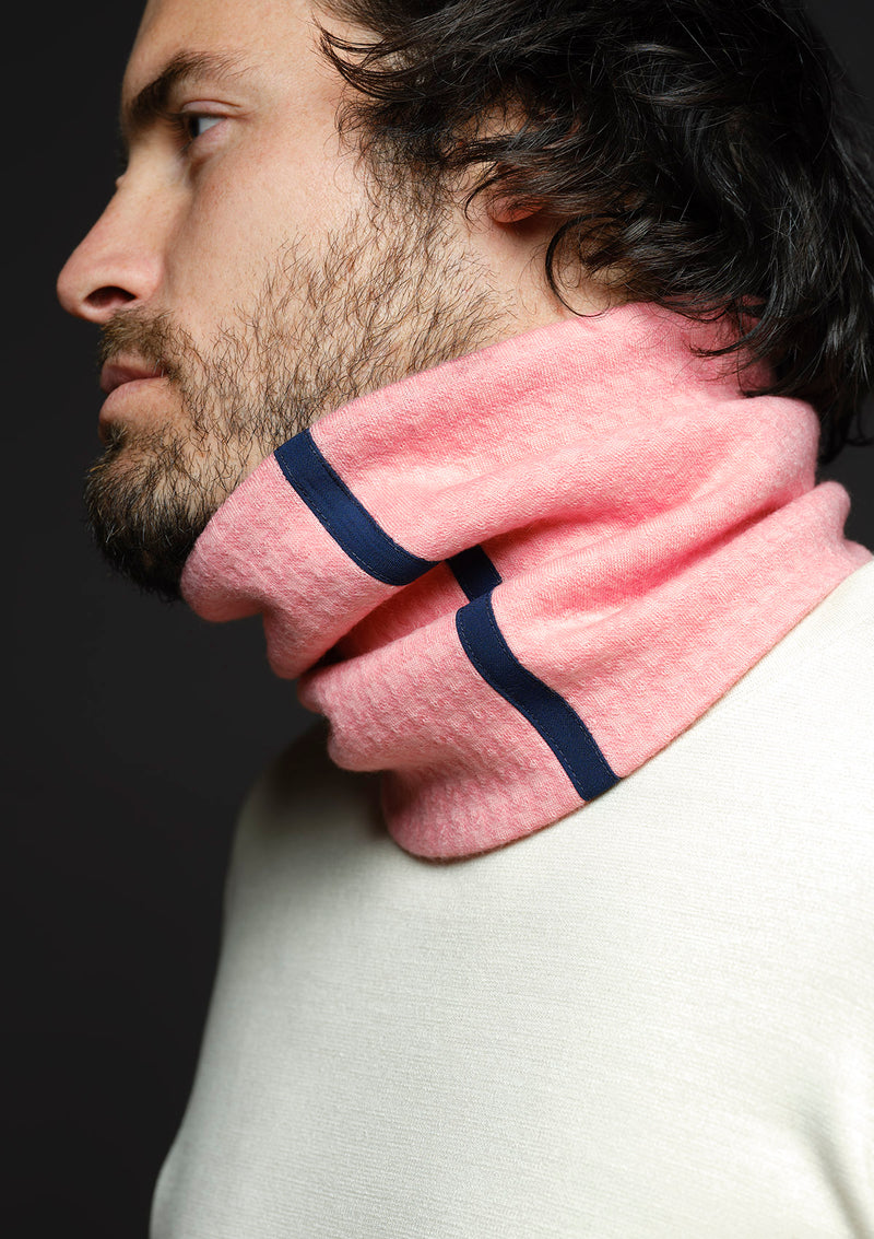 Dash wool neckgaiter pink