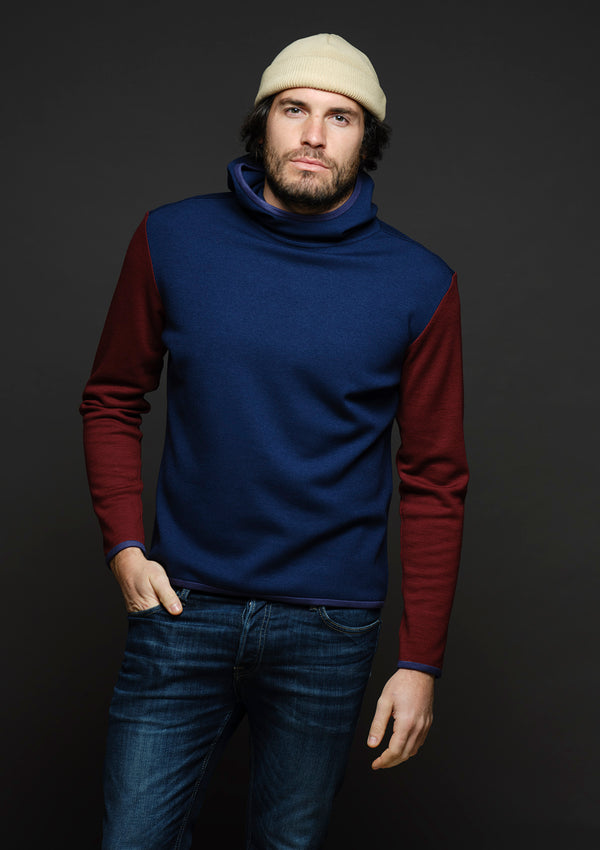 Tommy hoodie blue bordeaux