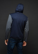 Tommy hoodie blue grey