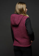 Virgi hoodie magenta