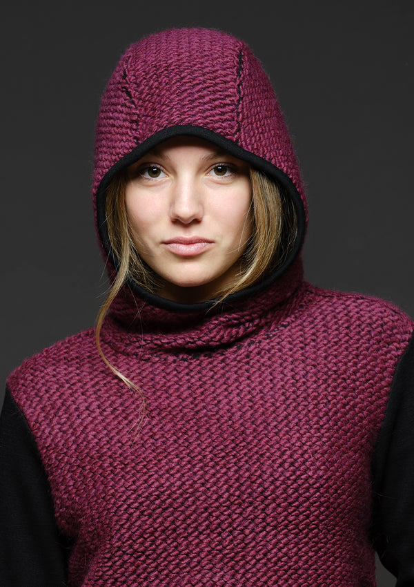 Virgi hoodie magenta