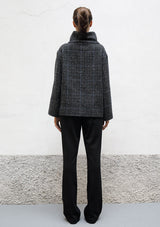 Box wool coat