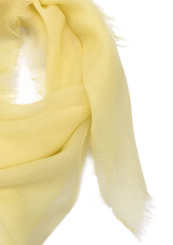 Air scarf | Lemon yellow