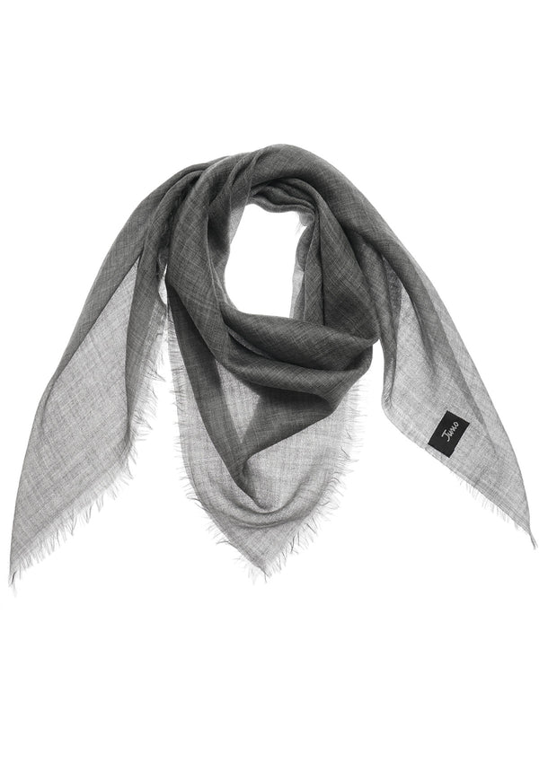 Air cashmere voil scarf grey