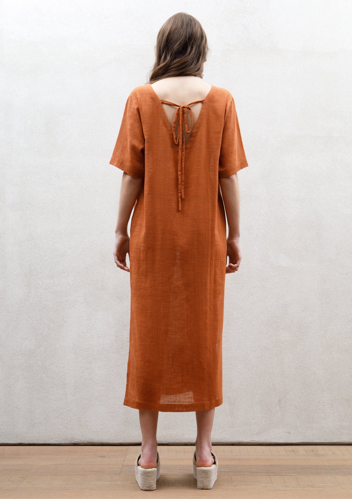 Rib long dress